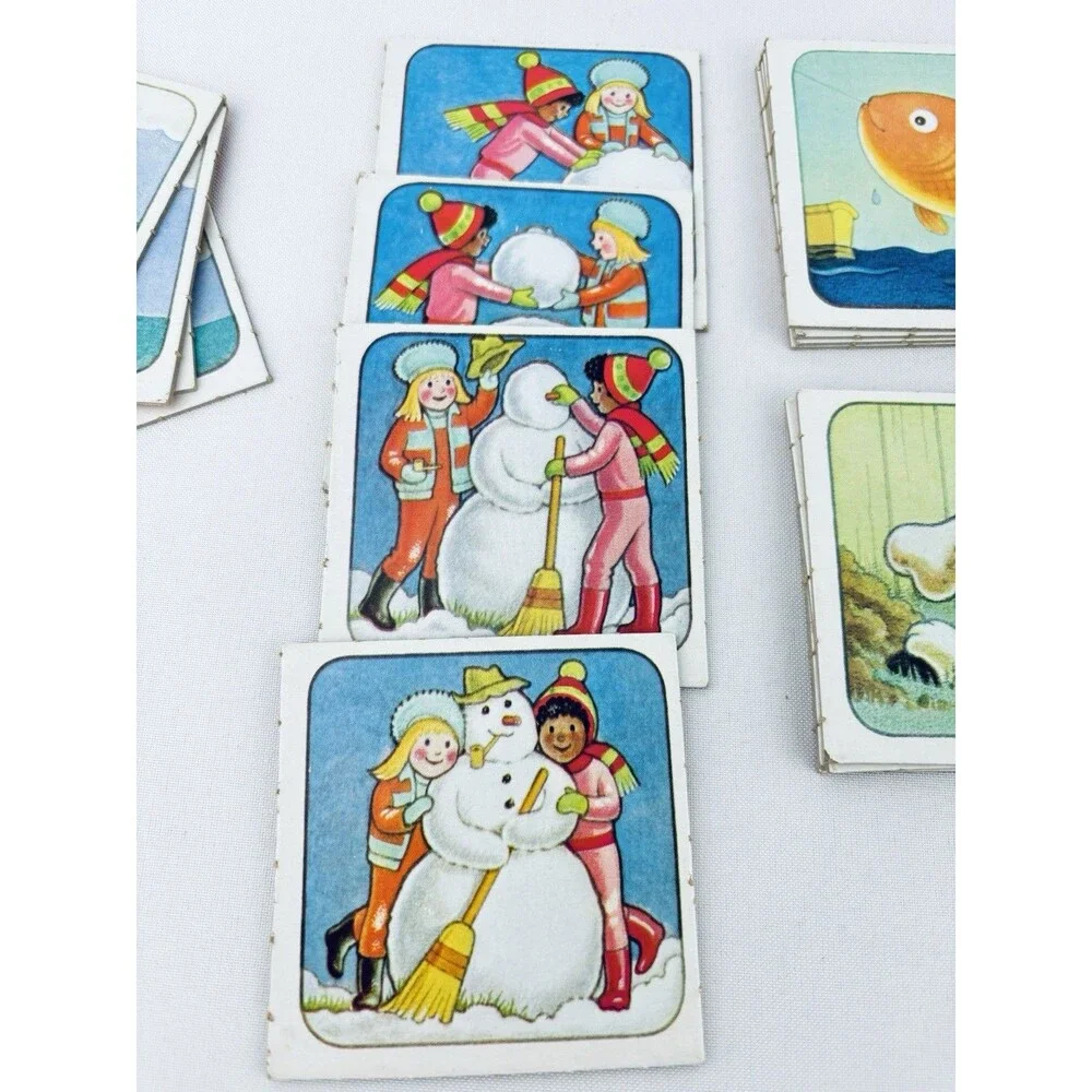 Vintage 1983 Step by Step MEMORY Game Bradley Replacement Cards - 7‎ Sets